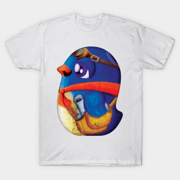 Courier Bird T-Shirt by zoneo